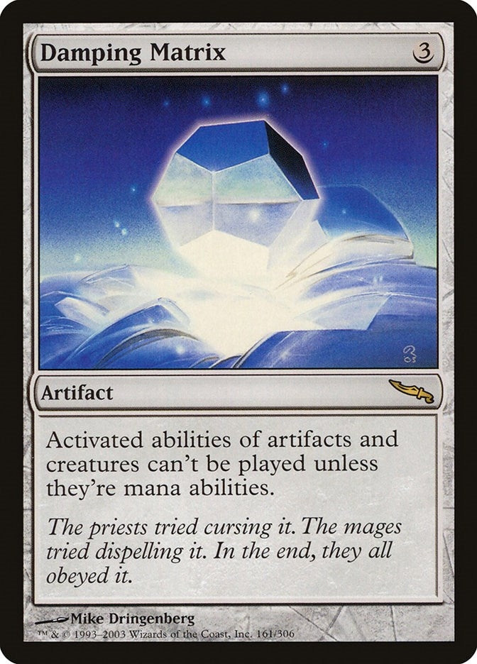 Image for Damping Matrix (161) (MRD) - Magic: The Gathering