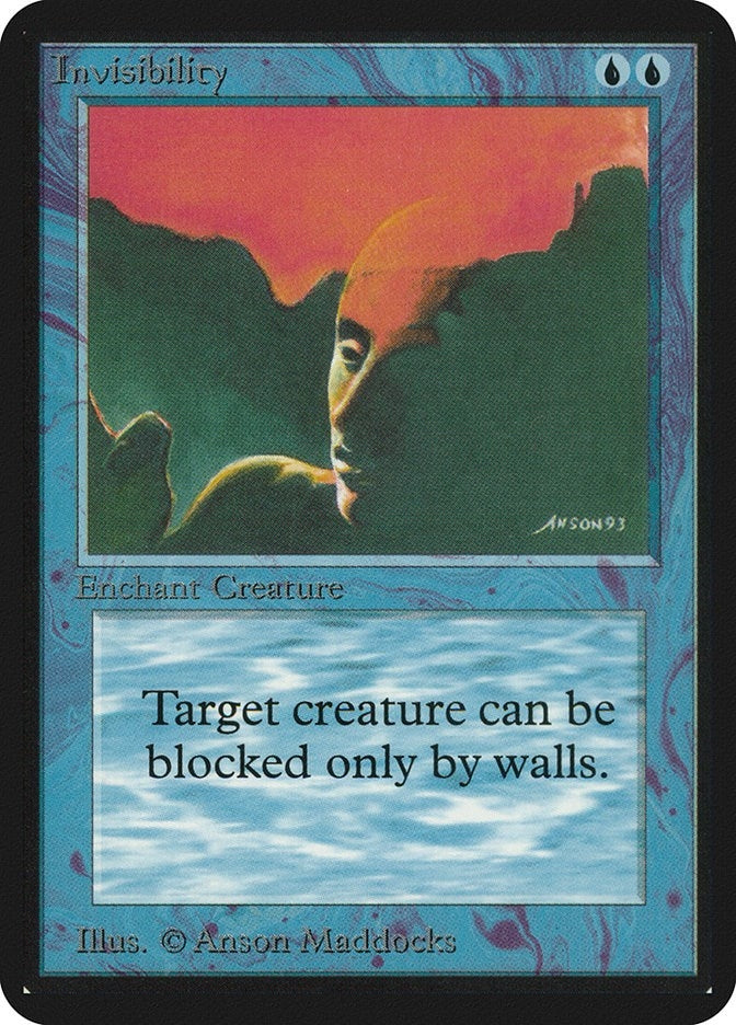 Image for Invisibility (LEA) - Magic: The Gathering
