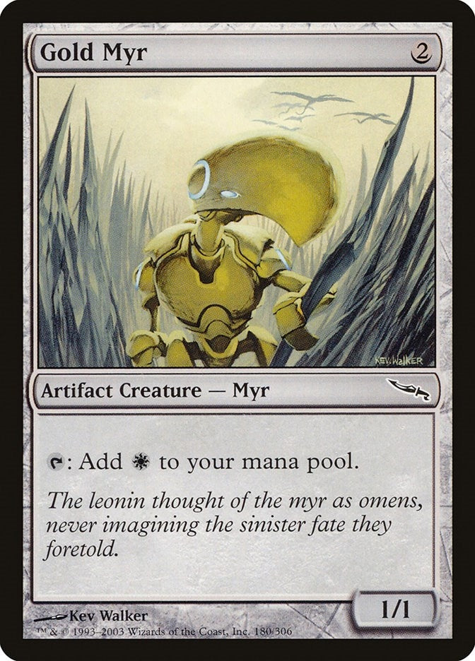 Image for Gold Myr (180) (MRD) - Magic: The Gathering