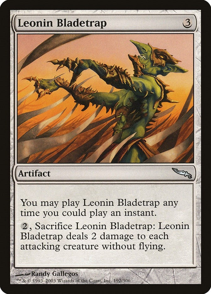 Image for Leonin Bladetrap (192) (MRD) - Magic: The Gathering