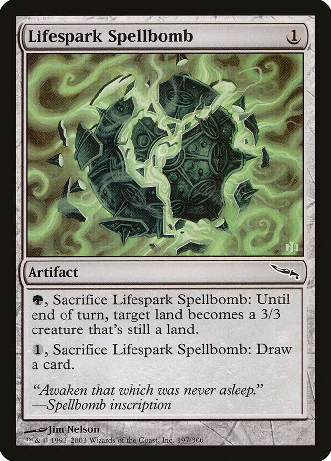 Image for Lifespark Spellbomb (197) (MRD) - Magic: The Gathering