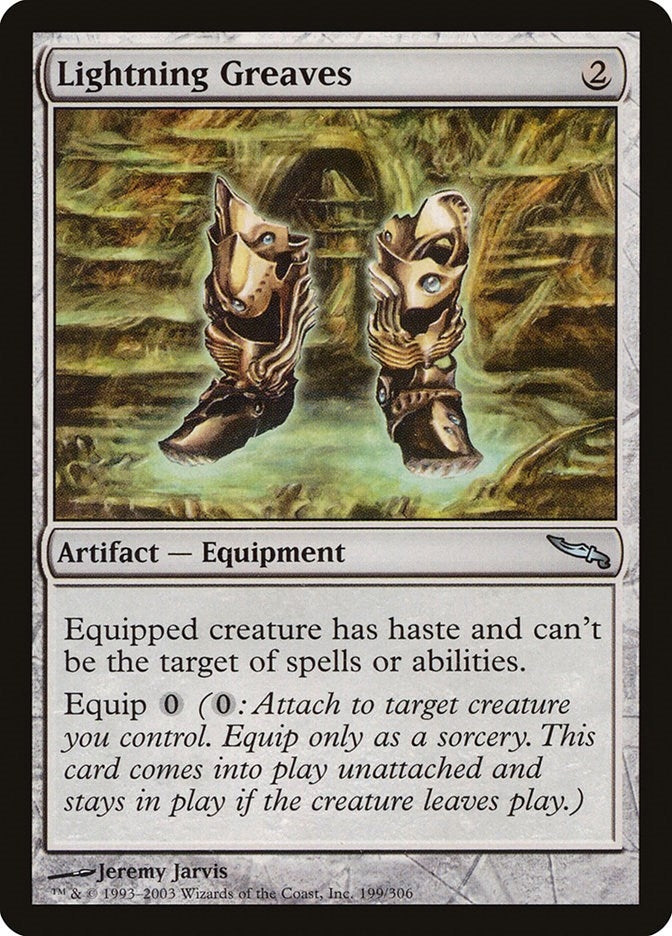 Image for Lightning Greaves (199) (MRD) - Magic: The Gathering