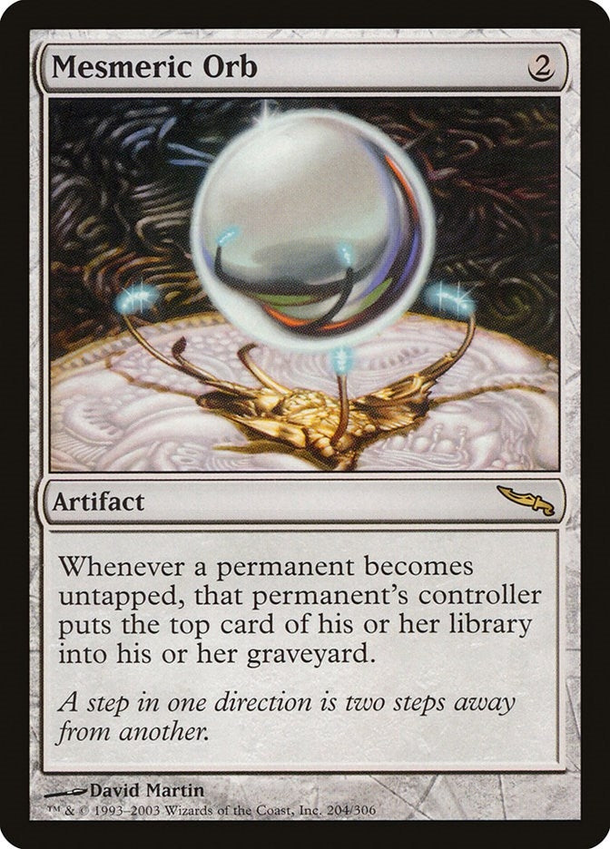 Image for Mesmeric Orb (204) (MRD) - Magic: The Gathering