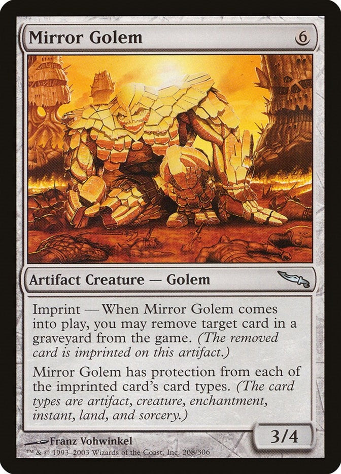 Image for Mirror Golem (208) (MRD) - Magic: The Gathering