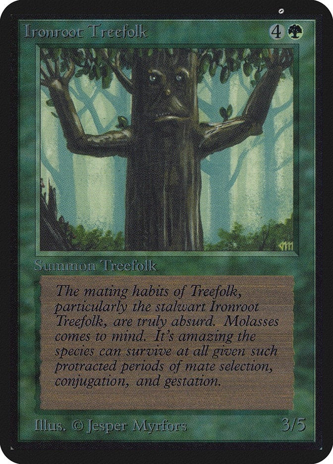 Image for Ironroot Treefolk (LEA) - Magic: The Gathering