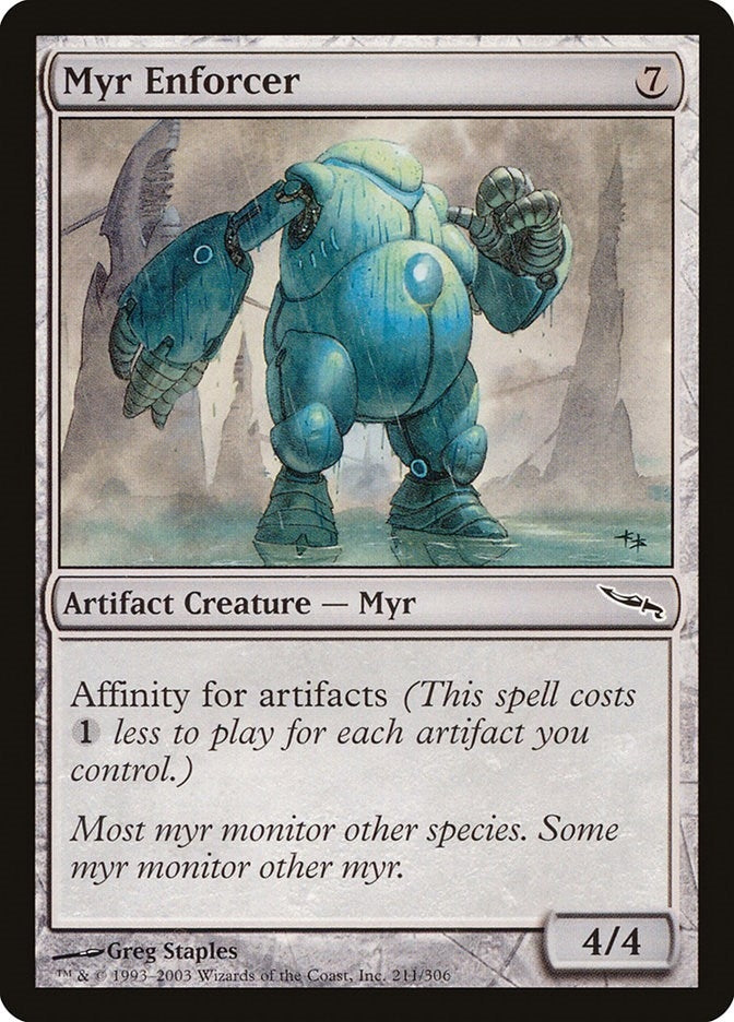 Image for Myr Enforcer (211) (MRD) - Magic: The Gathering