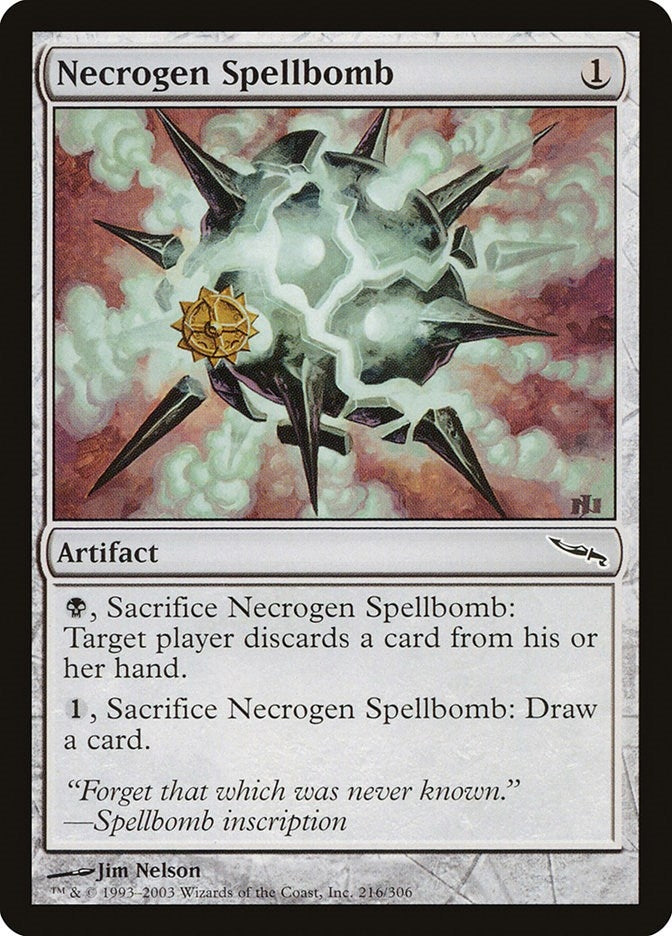 Image for Necrogen Spellbomb (216) (MRD) - Magic: The Gathering