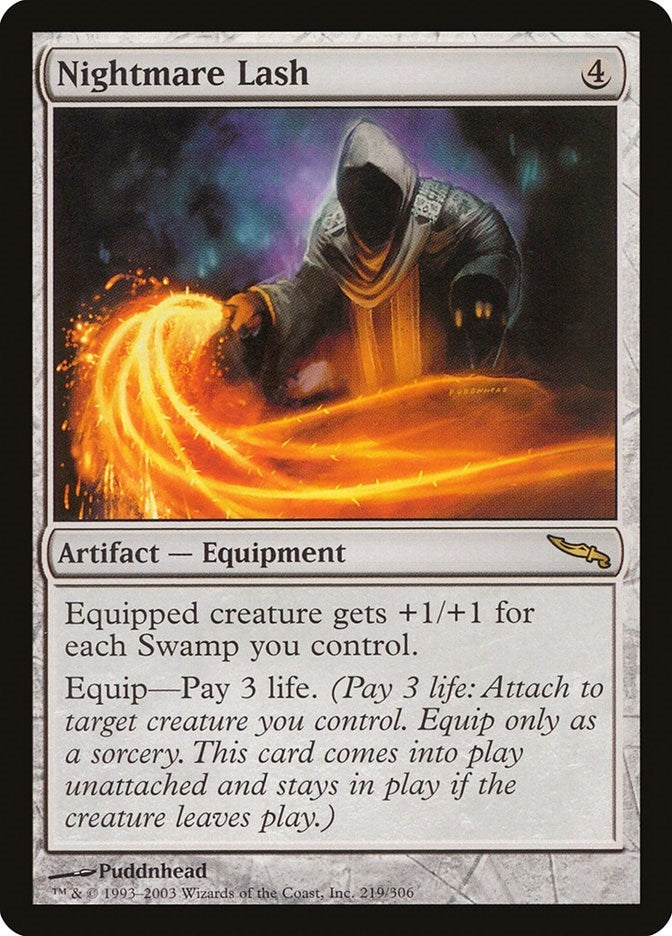 Image for Nightmare Lash (219) (MRD) - Magic: The Gathering