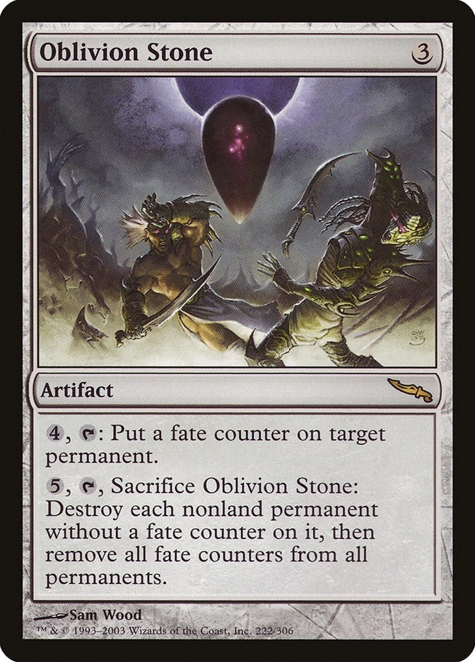 Image for Oblivion Stone (222) (MRD) - Magic: The Gathering