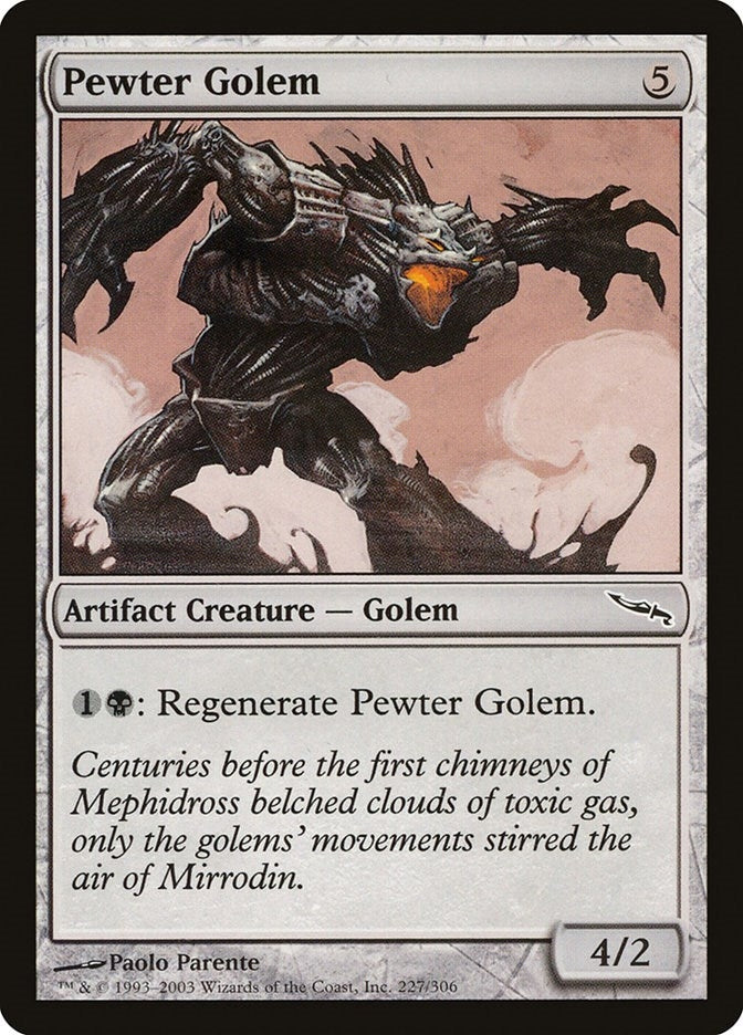Image for Pewter Golem (227) (MRD) - Magic: The Gathering