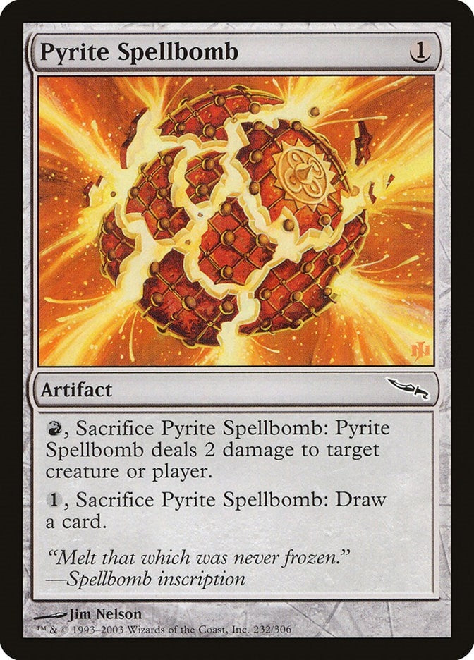 Image for Pyrite Spellbomb (232) (MRD) - Magic: The Gathering