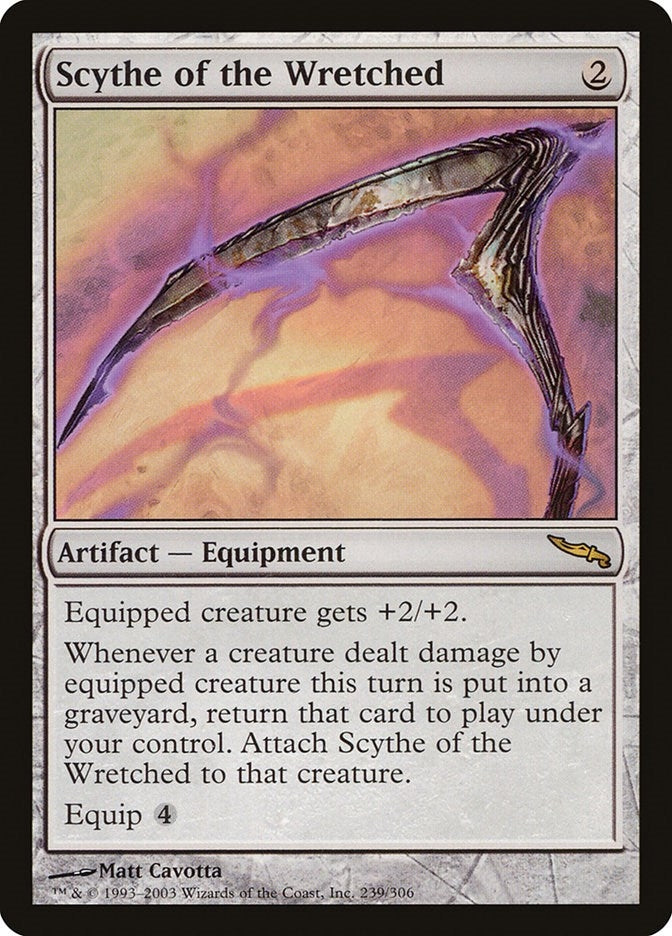 Image for Scythe of the Wretched (239) (MRD) - Magic: The Gathering