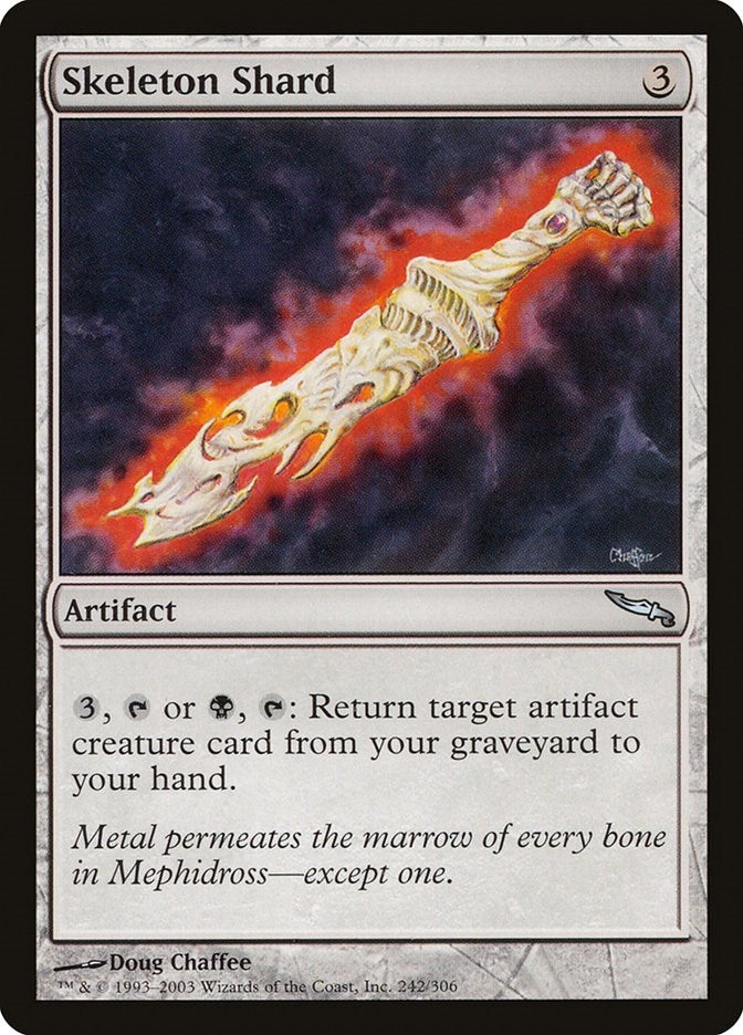 Image for Skeleton Shard (242) (MRD) - Magic: The Gathering