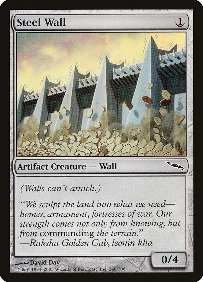 Image for Steel Wall (248) (MRD) - Magic: The Gathering