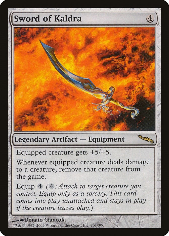 Image for Sword of Kaldra (251) (MRD) - Magic: The Gathering