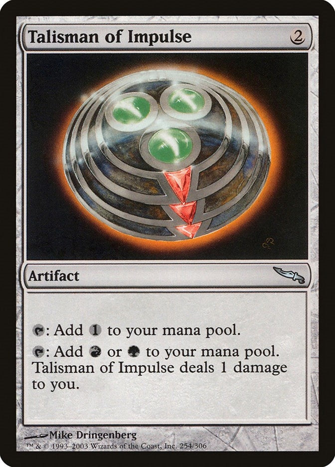Image for Talisman of Impulse (254) (MRD) - Magic: The Gathering