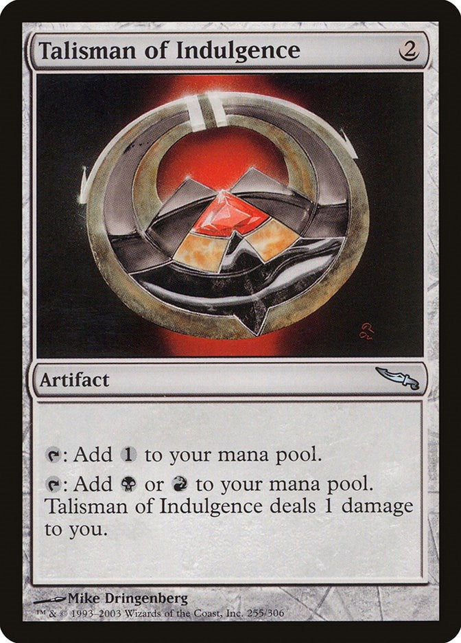 Image for Talisman of Indulgence (255) (MRD) - Magic: The Gathering