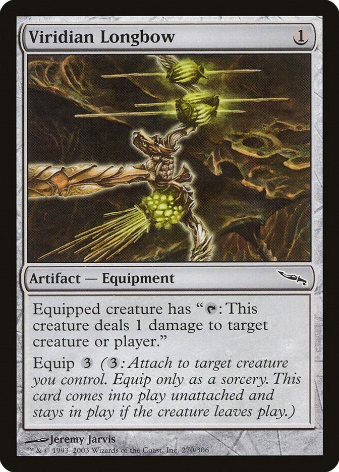 Image for Viridian Longbow (270) (MRD) - Magic: The Gathering