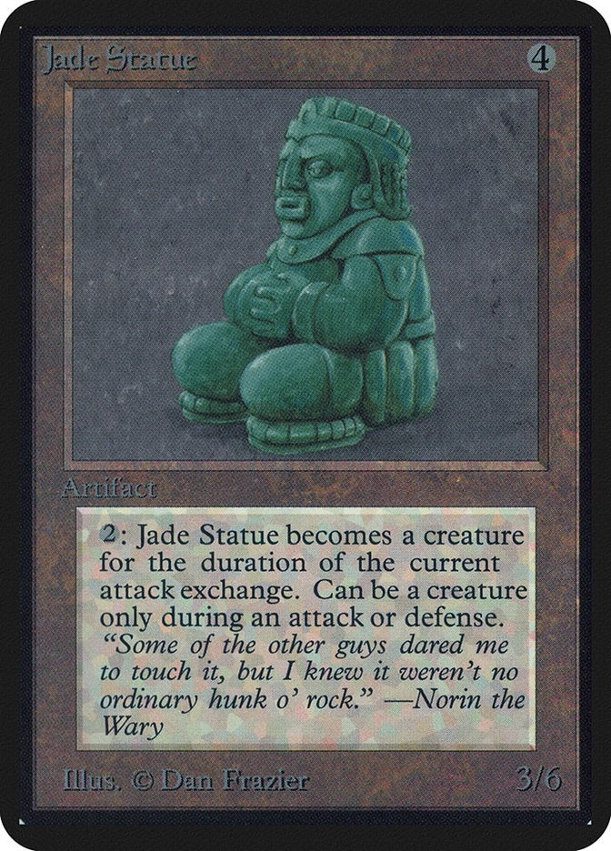 Image for Jade Statue (LEA) - Magic: The Gathering