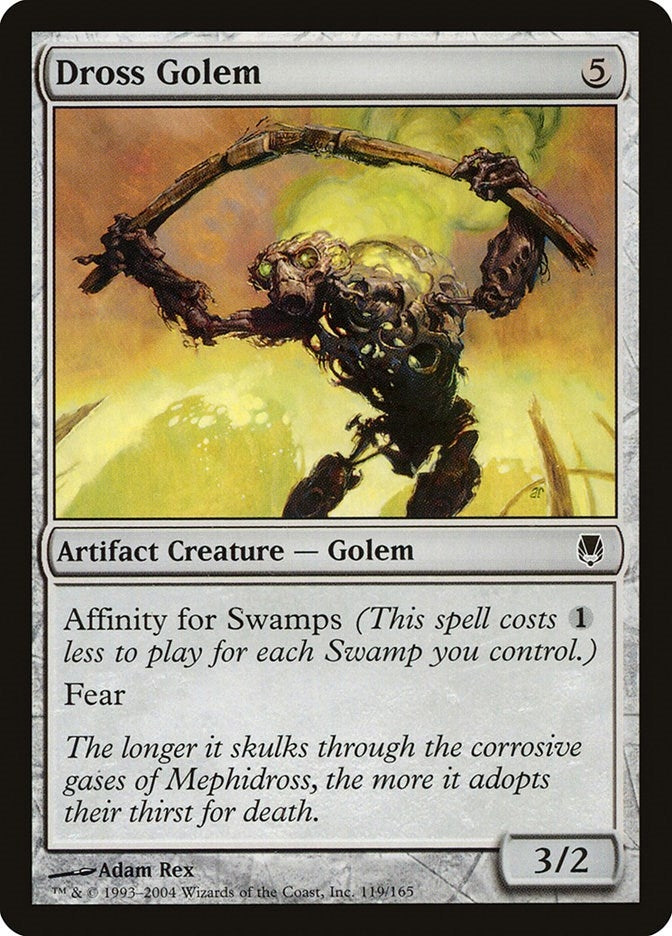 Image for Dross Golem (119) (DST) - Magic: The Gathering