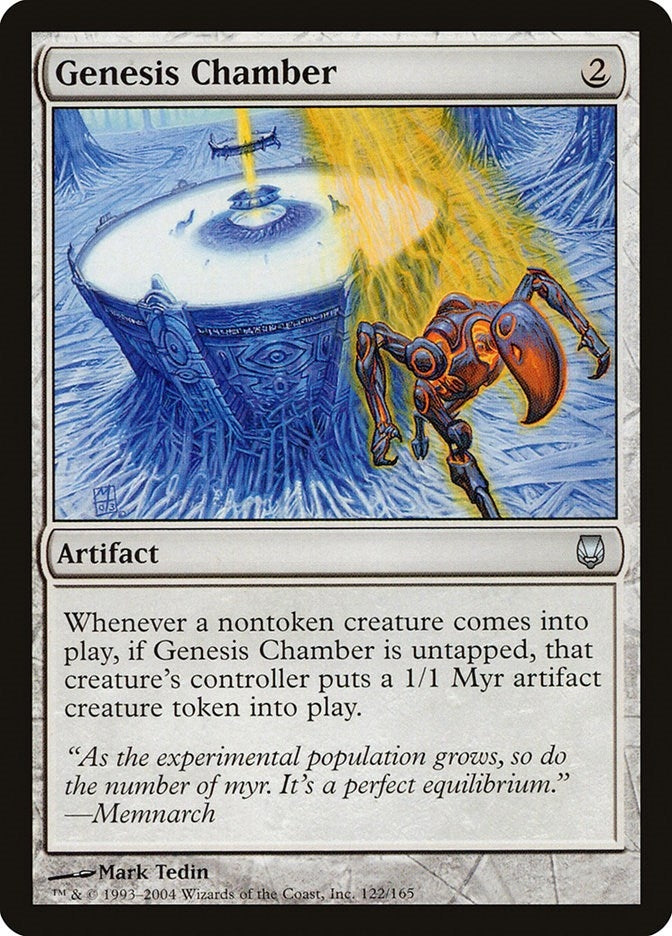 Image for Genesis Chamber (122) (DST) - Magic: The Gathering