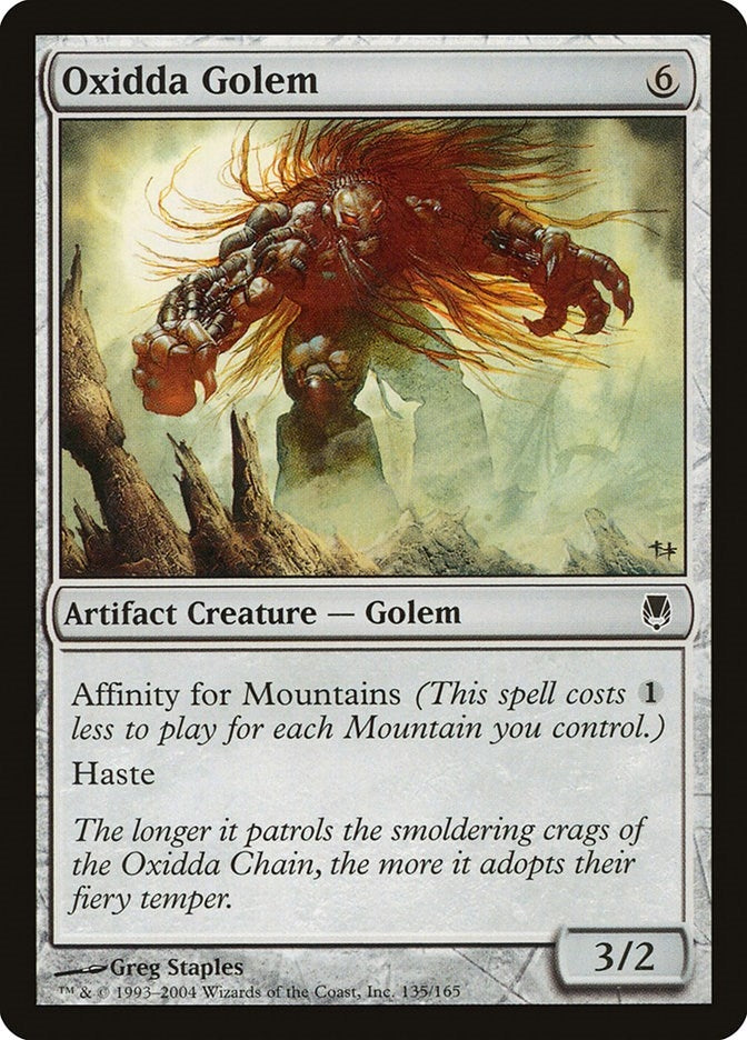 Image for Oxidda Golem (135) (DST) - Magic: The Gathering