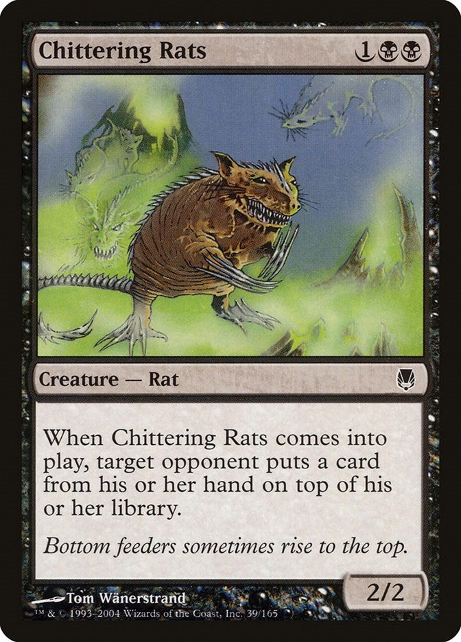 Image for Chittering Rats (39) (DST) - Magic: The Gathering