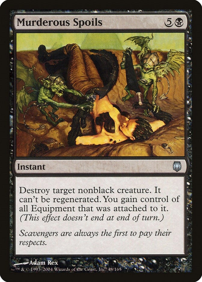 Image for Murderous Spoils (48) (DST) - Magic: The Gathering