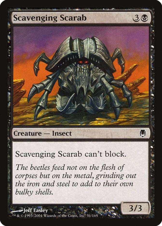Image for Scavenging Scarab (51) (DST) - Magic: The Gathering