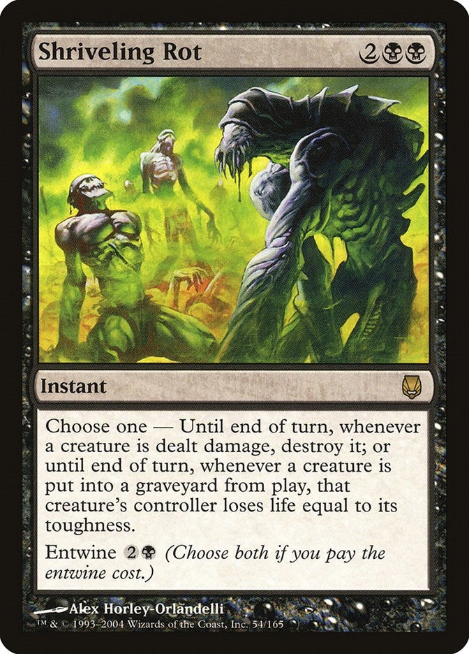 Image for Shriveling Rot (54) (DST) - Magic: The Gathering