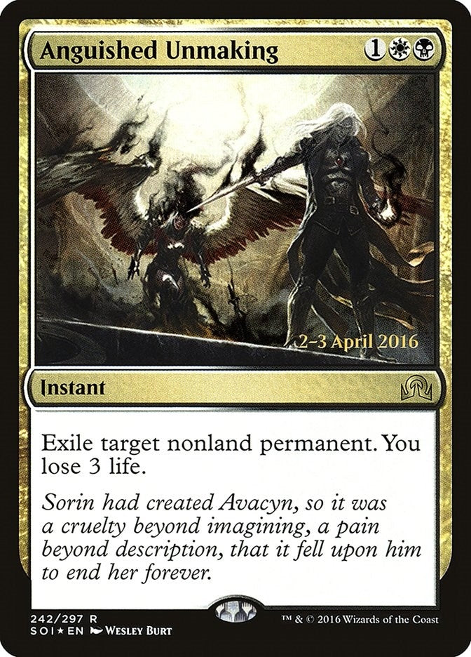 Image for Anguished Unmaking (242) (PRE) - Magic: The Gathering