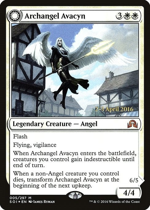 Image for Archangel Avacyn (5) (PRE) - Magic: The Gathering