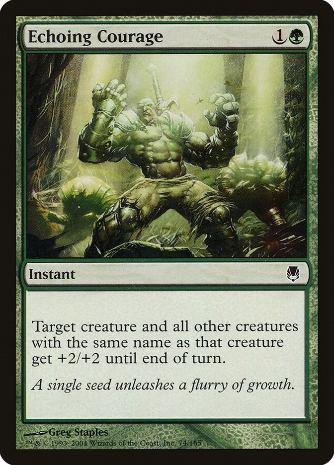 Image for Echoing Courage (74) (DST) - Magic: The Gathering
