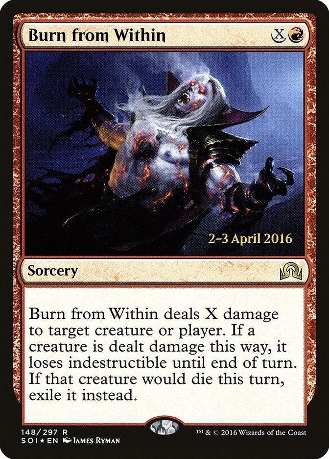 Image for Burn from Within (148) (PRE) - Magic: The Gathering