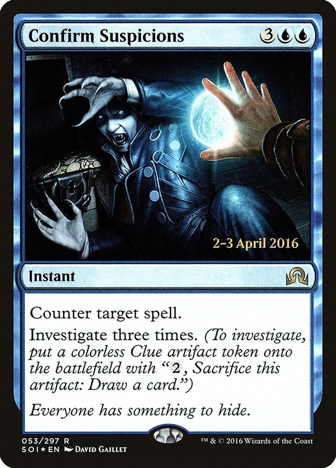 Image for Confirm Suspicions (53) (PRE) - Magic: The Gathering