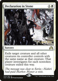 Image for Declaration in Stone (12) (PRE) - Magic: The Gathering