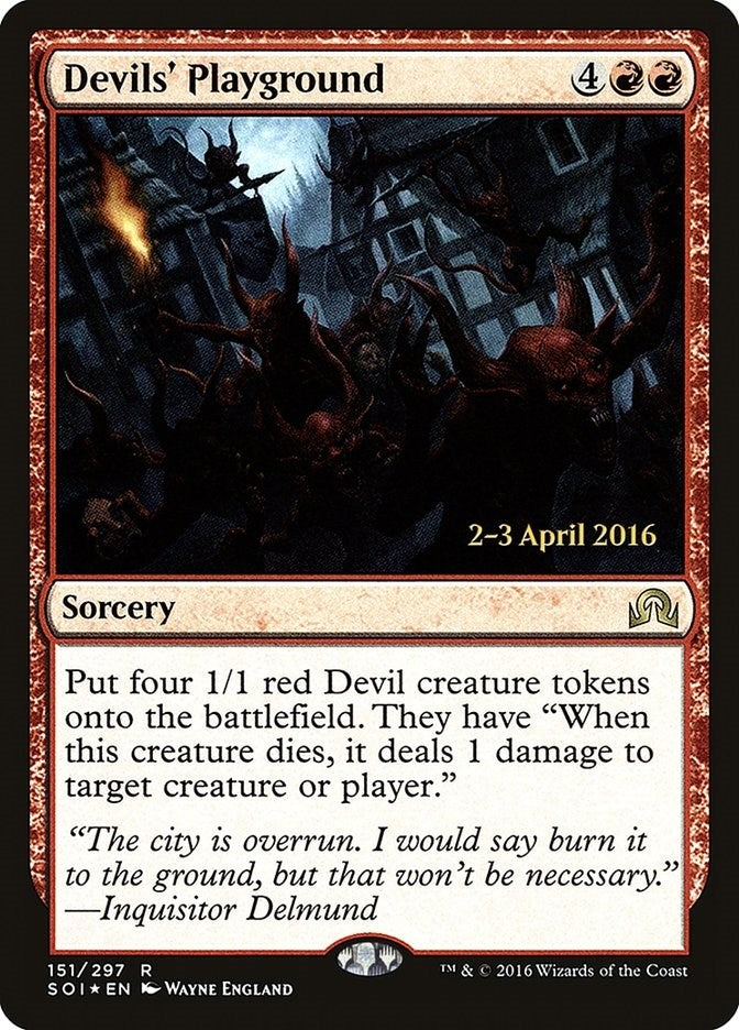 Image for Devils' Playground (151) (PRE) - Magic: The Gathering