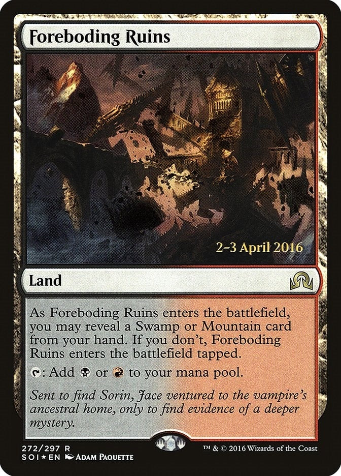 Image for Foreboding Ruins (272) (PRE) - Magic: The Gathering