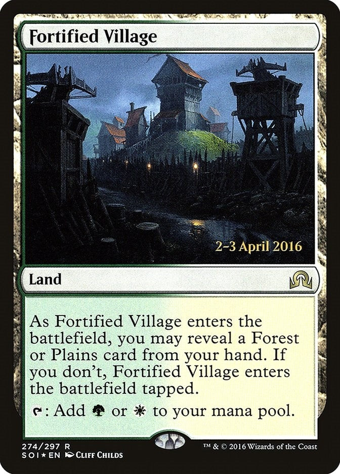 Image for Fortified Village (274) (PRE) - Magic: The Gathering