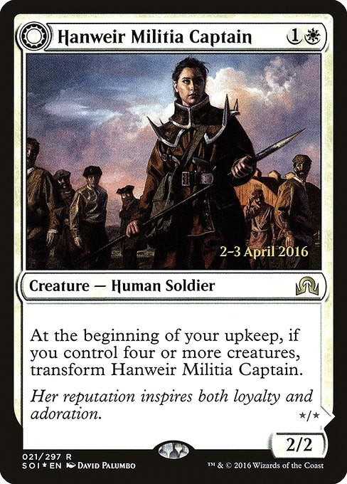 Image for Hanweir Militia Captain (21) (PRE) - Magic: The Gathering