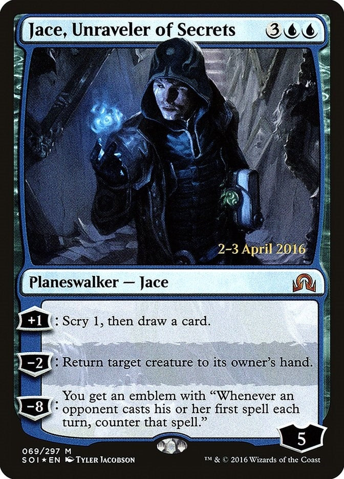 Image for Jace, Unraveler of Secrets (69) (PRE) - Magic: The Gathering