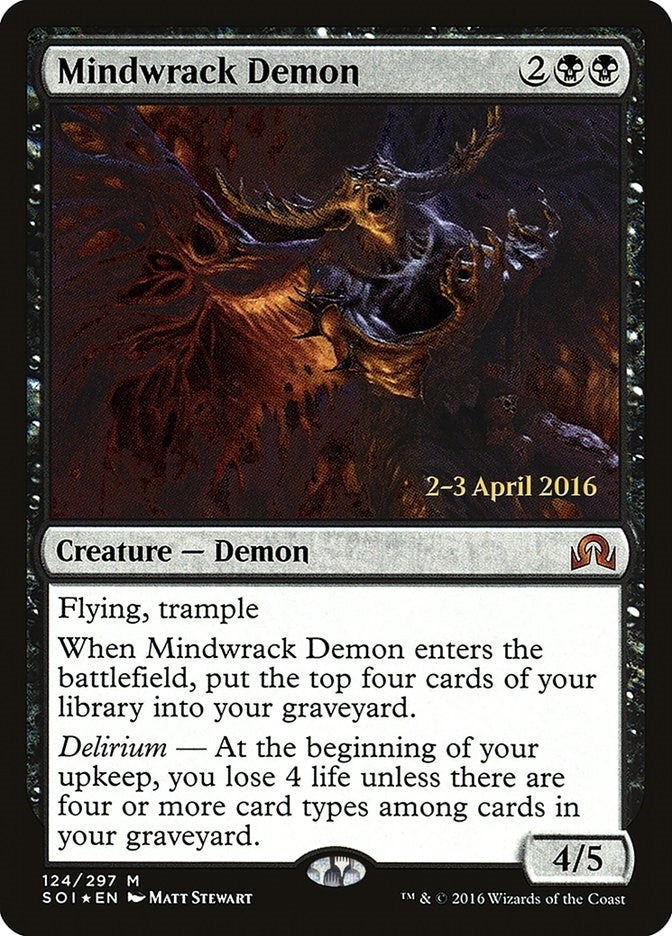 Image for Mindwrack Demon (124) (PRE) - Magic: The Gathering