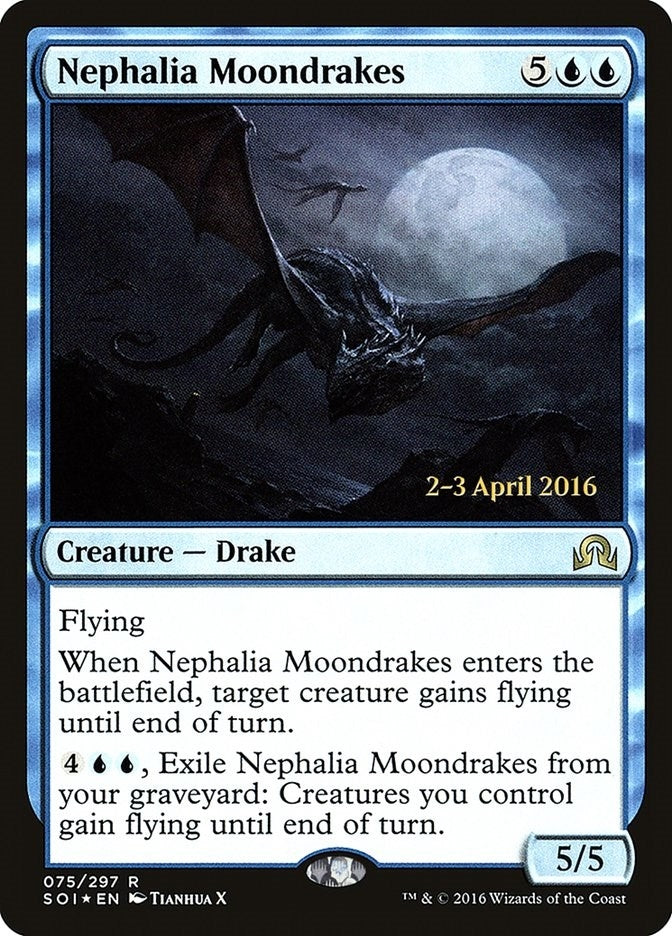Image for Nephalia Moondrakes (75) (PRE) - Magic: The Gathering