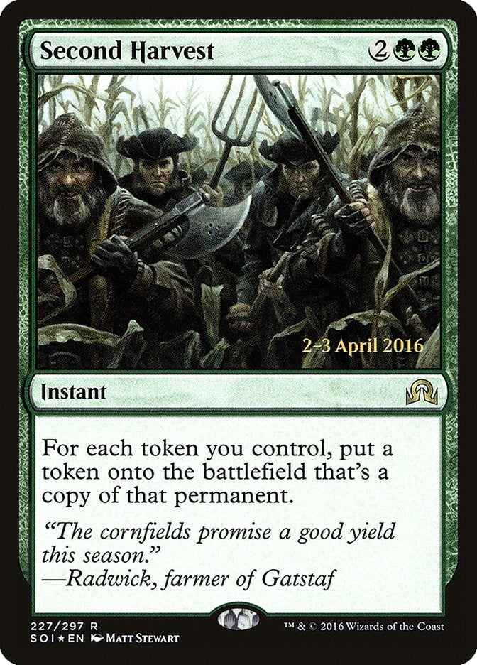 Image for Second Harvest (227) (PRE) - Magic: The Gathering