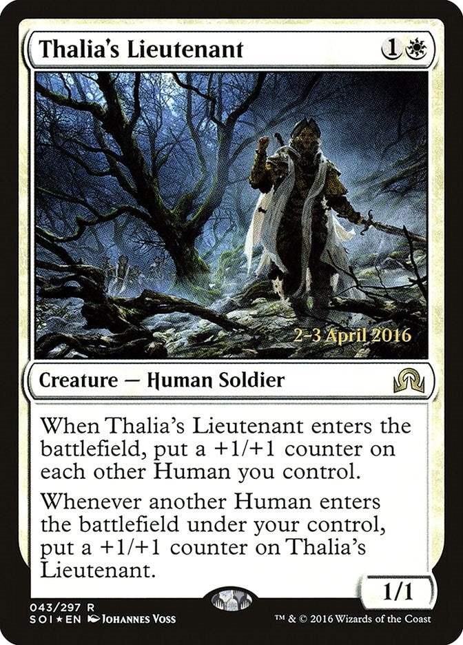Image for Thalia's Lieutenant (43) (PRE) - Magic: The Gathering