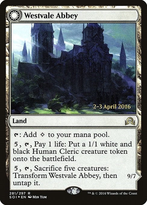 Image for Westvale Abbey (281) (PRE) - Magic: The Gathering