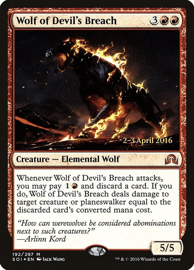 Image for Wolf of Devil's Breach (192) (PRE) - Magic: The Gathering