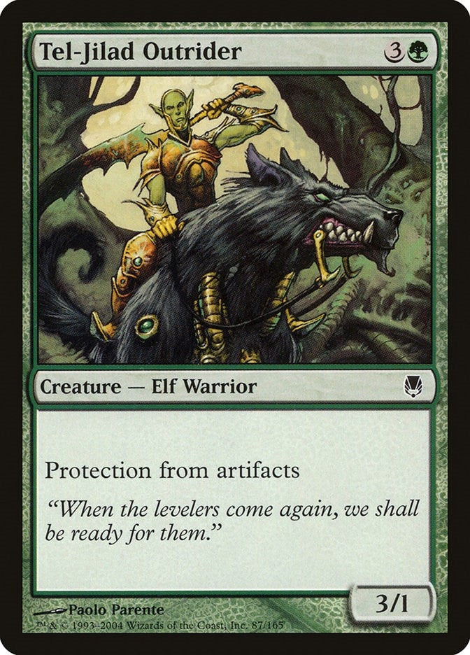 Image for Tel-Jilad Outrider (87) (DST) - Magic: The Gathering