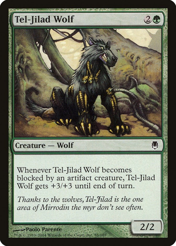 Image for Tel-Jilad Wolf (88) (DST) - Magic: The Gathering