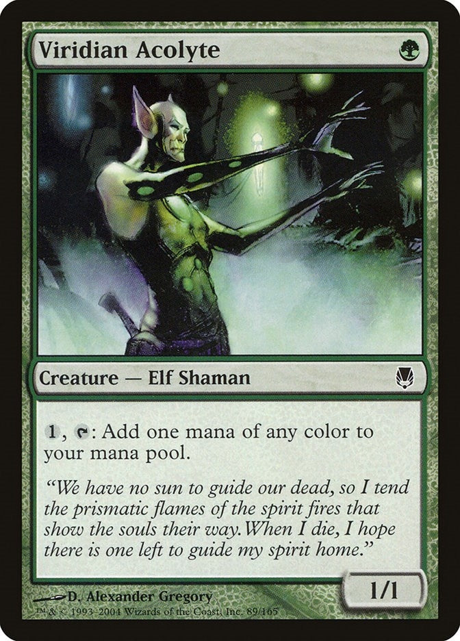 Image for Viridian Acolyte (89) (DST) - Magic: The Gathering